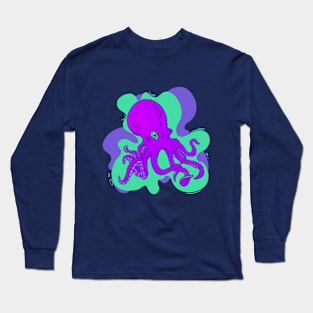 Octopus (8 tentacles and 3 hearts) Long Sleeve T-Shirt